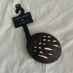 New Cody James American Flag Bear Scratch Front Buckle size 40